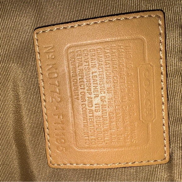 Coach - Hamptons Demi Baguette Shoulder Bag - Camel 2007 #11955 - Picture 14 of 14